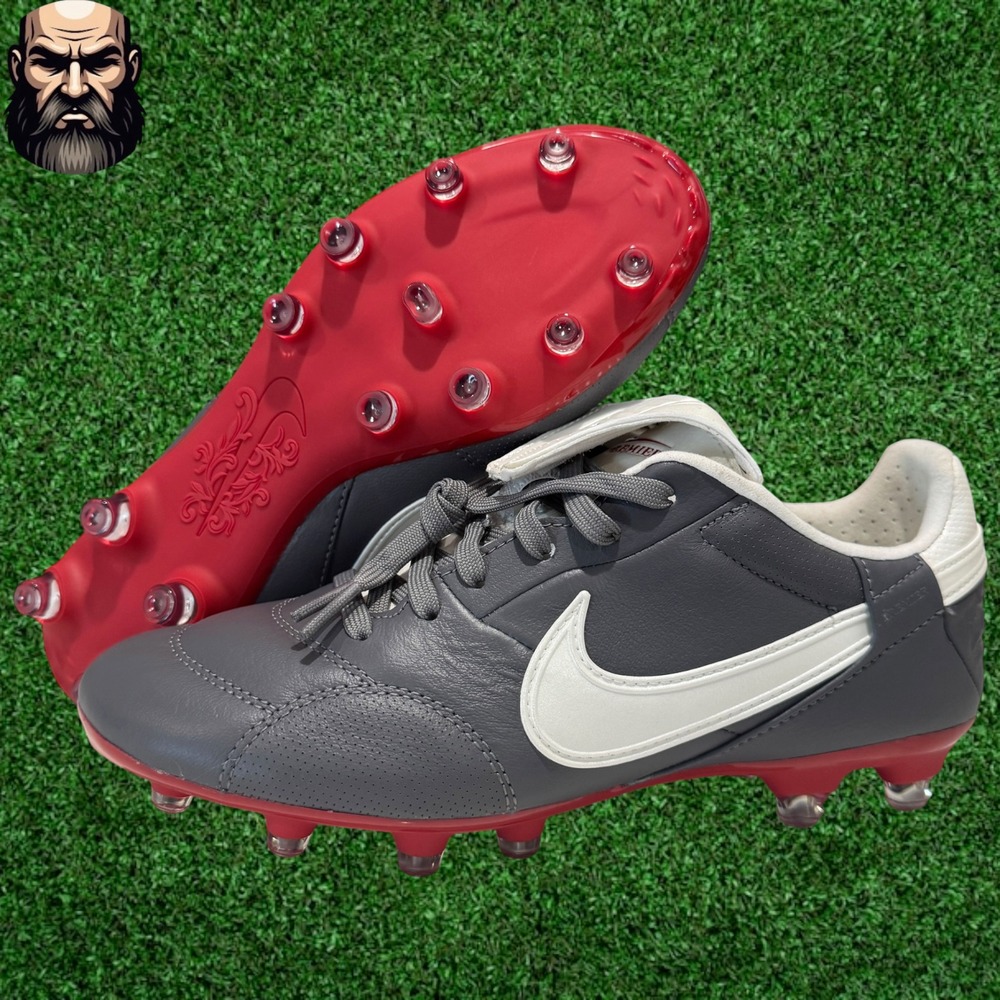 Nike Premier III FG Soccer Cleats Leather Graphite HM0265-003 Men's Size 5